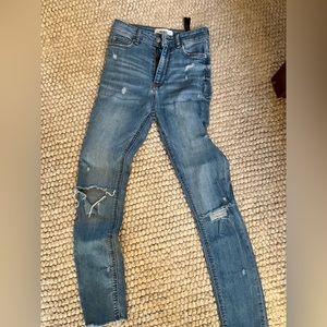 Zara ripped jeans